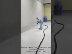 Effets de pulvérisation de la machine à pulvériser de la mousse de polyuréthane à deux composants YG